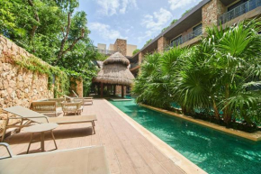 Trendy & Brand-New Apartment in Aldea Zama with Insta-Worthy Pool, Gym, Terrace & Sun Loungers